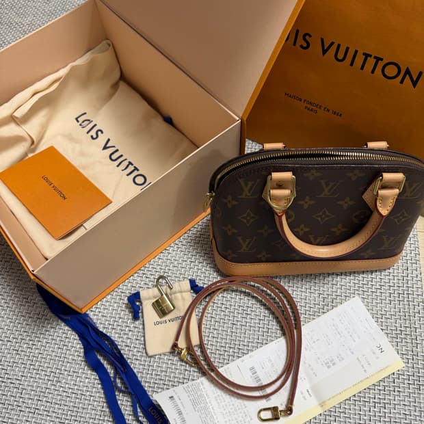 [백화점판/최저가]루이비통 알마BB 모노그램 숄더백