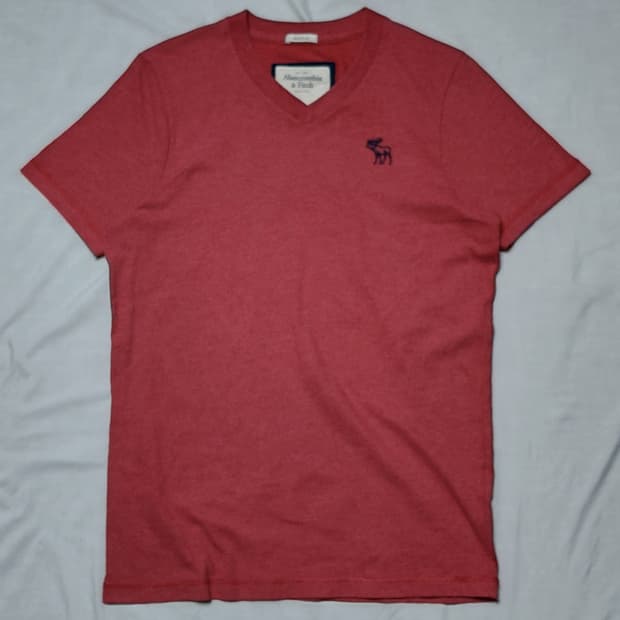 아베크롬비 & 피치 정품 머슬 핏 브이넥 반팔 티셔츠 (XL)