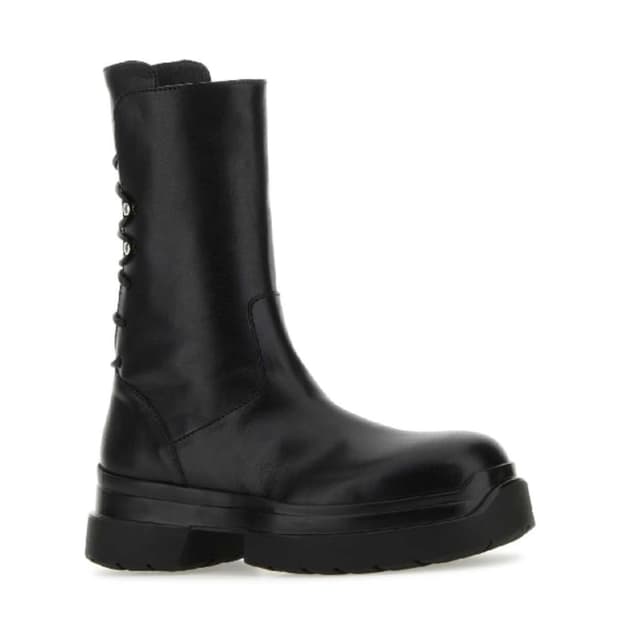 Ann demeulemeester KOLE 레더 백 레이스업 부츠 