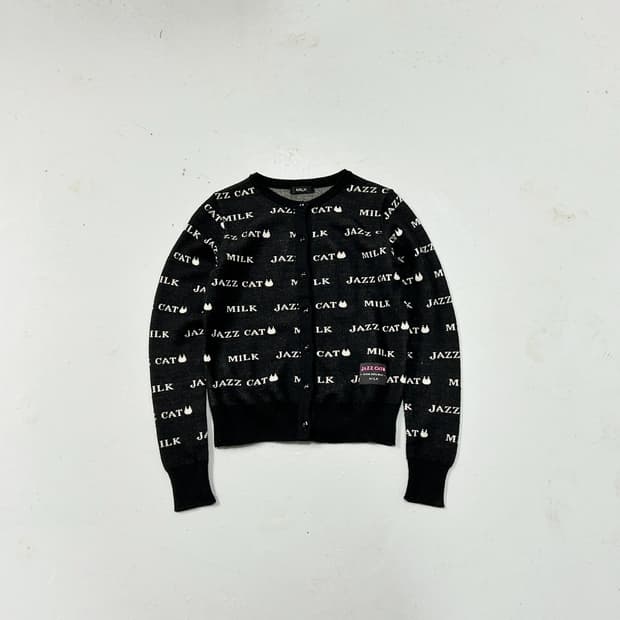 밀크보이 JAZZ CAT 가디건 