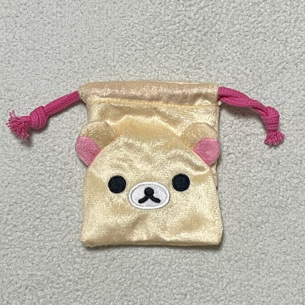 고전 코리락쿠마 미니 파우치