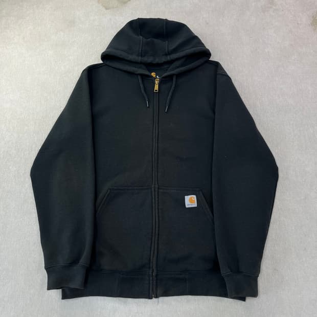 100 칼하트 블랙 후드집업