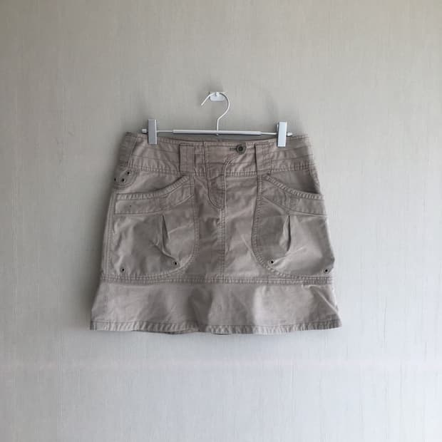 Vintage Cargo midi skirt