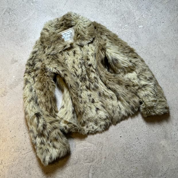 레오파드 퍼자켓