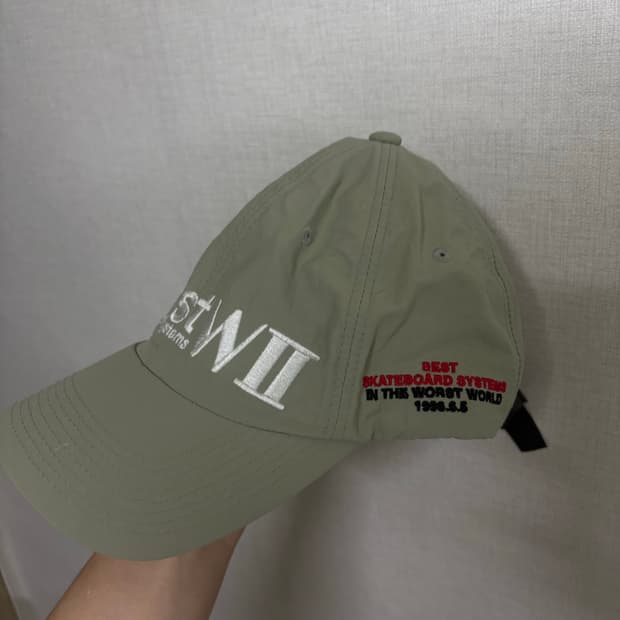 워스트스케이트샵 worst skate shop 나일론 볼캡
