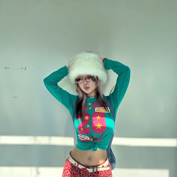 jpn 민트키치 넘버링 딱붙 롱슬리브