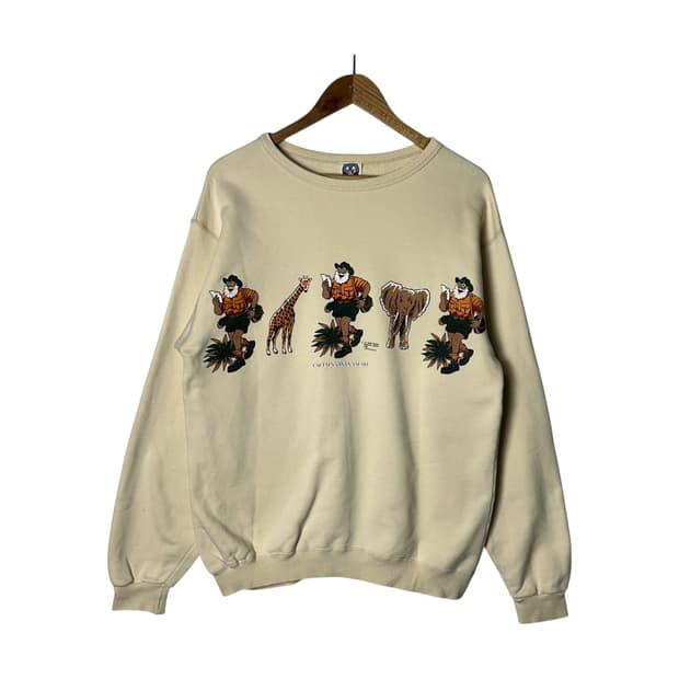 [CAPTAIN SANTA] 캡틴산타 사파리 프린팅 맨투맨