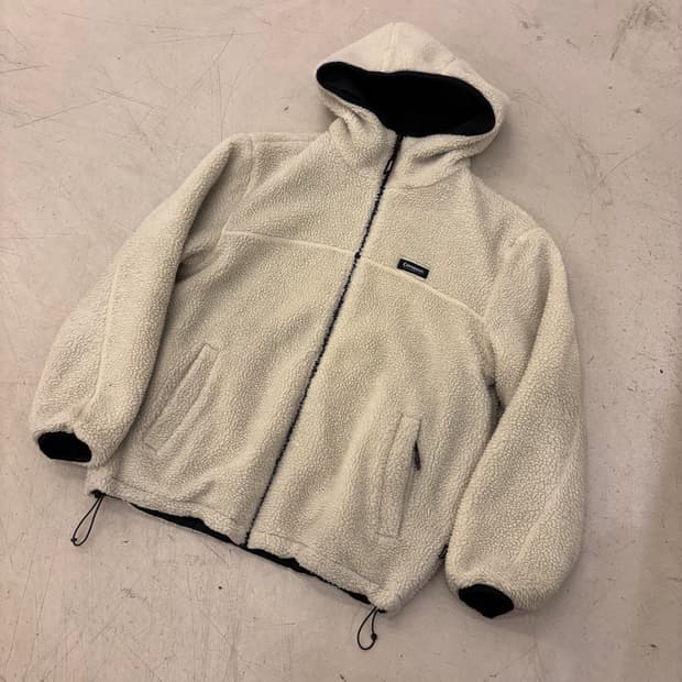 커버낫 리버시블 후리스 후드 자켓