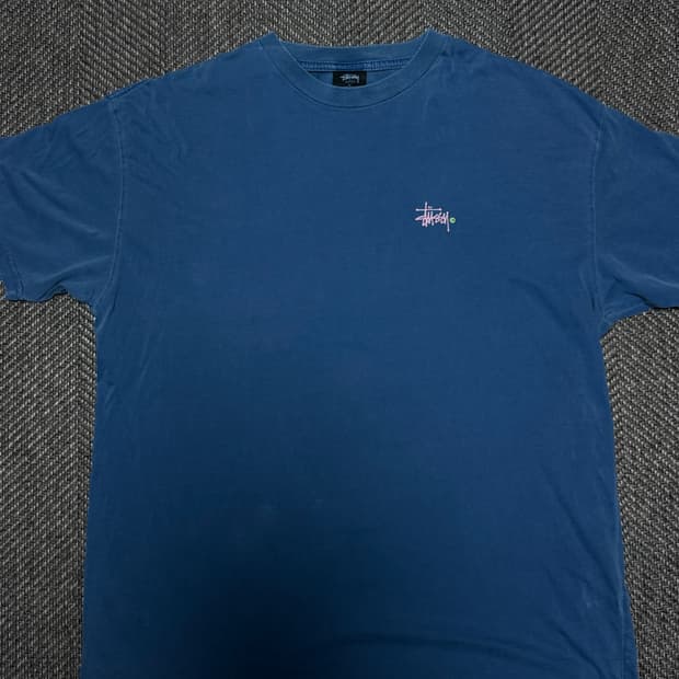 스투시 티셔츠 블루