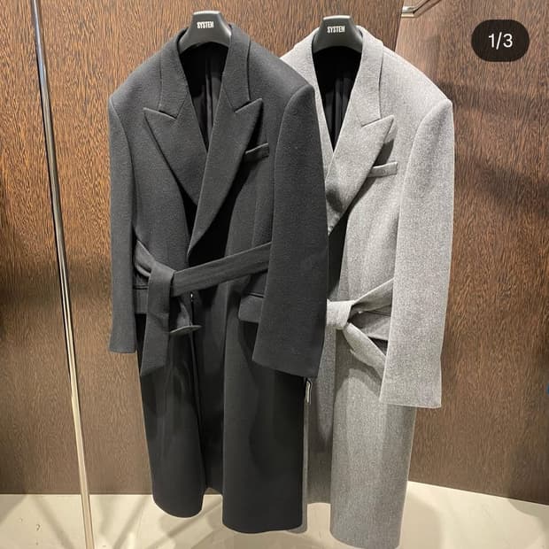 시스템옴므 paris 파리컬렉션 로브코트