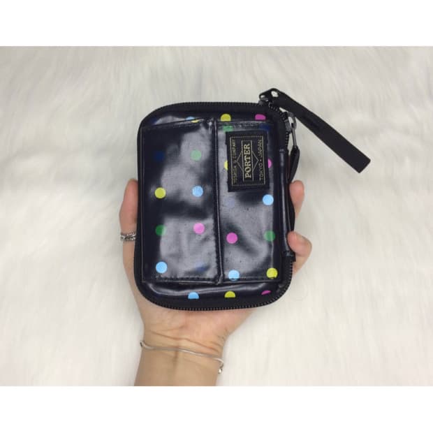 Porter 포터 컬러풀 도트 땡땡이 지갑