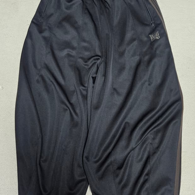 니들스 H.D. 트랙 팬츠 폴리 스무스 블랙