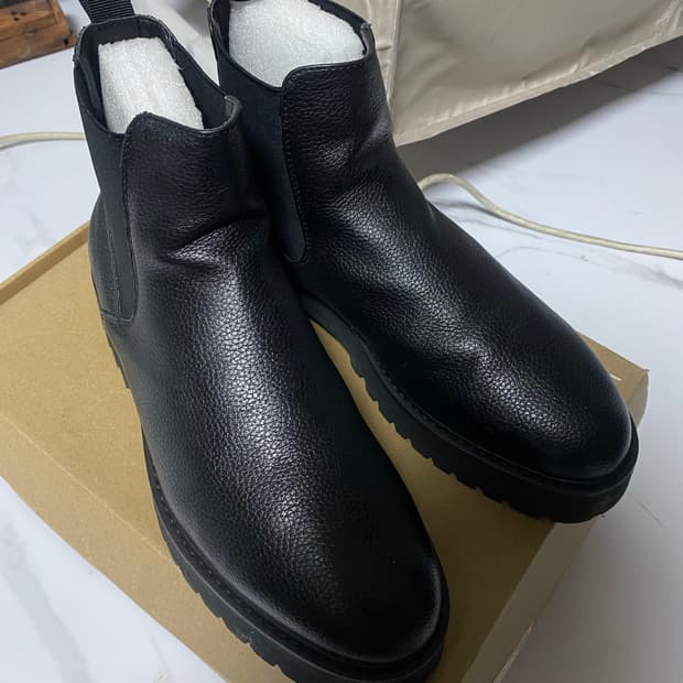 asos faux leather chelsea boots