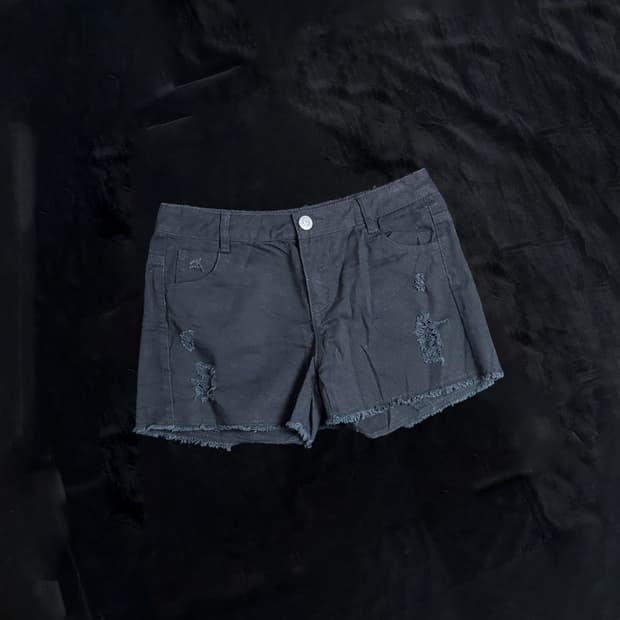 일본빈티지 COLZA 데미지 데님 쇼츠