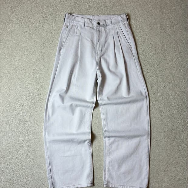 Selected 투턱 헤비코튼 데님 팬츠 PN7794