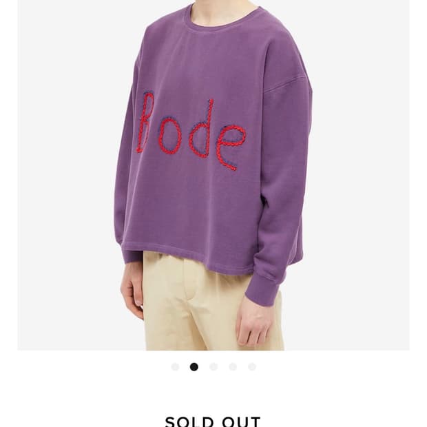 BODE 스웻셔츠 판매합니다. M/L 사이즈