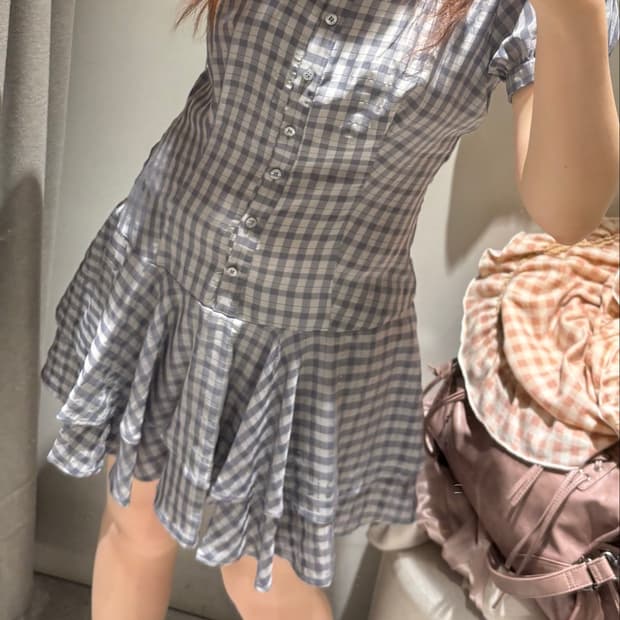 자라 프릴셔츠 원피스 L사이즈