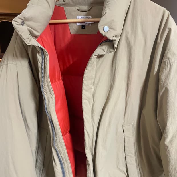 듀테로 90s DEUTERO Down Jacket Beige 패딩판매