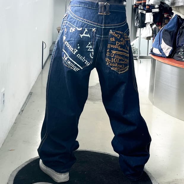 나이키 2007 조던 점프맨 올드스쿨 데님 팬츠