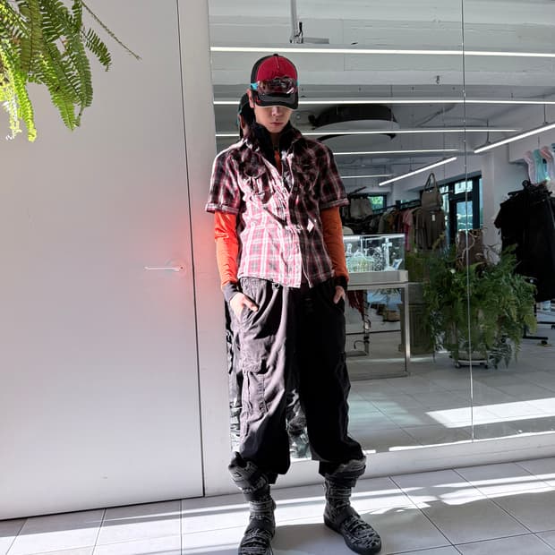 black cargo pants