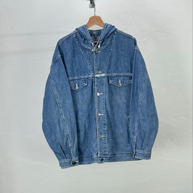 마리떼 프랑소와 저버 90's 빈티지 후디 데님 자켓