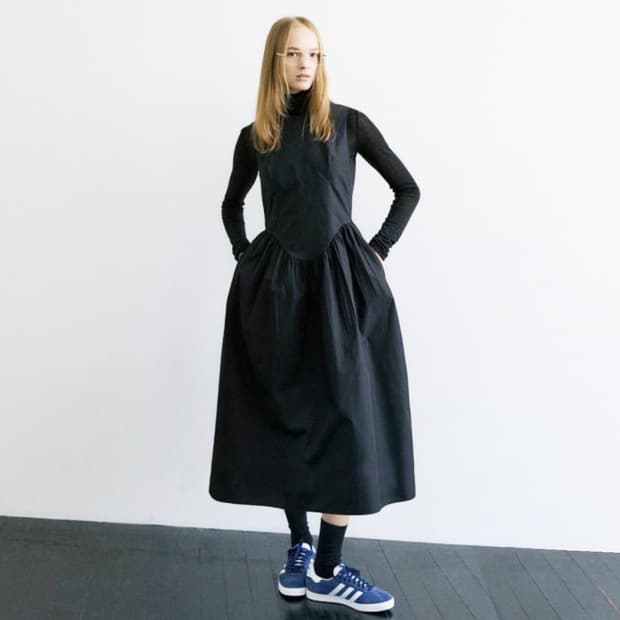 마이스(MAIS) 슬리브리스 벌룬원피스 55 새상품