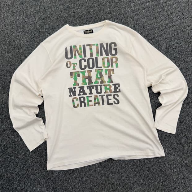 L)Pantard 빈티지 프린팅 롱슬리브