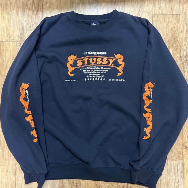 00s stussy 드래곤 스웻