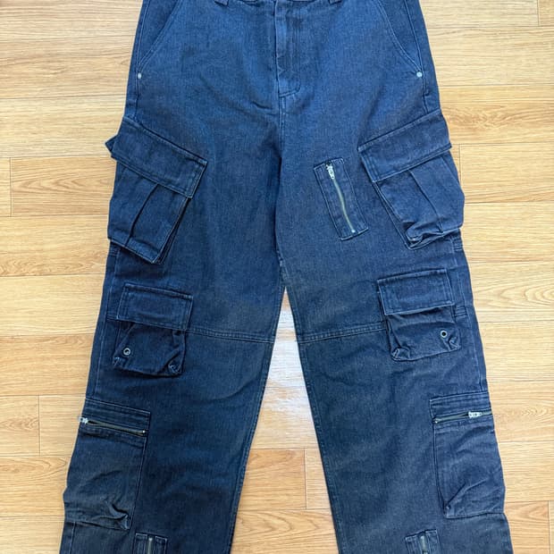 로어링라드 멀티 카고 데님 팬츠