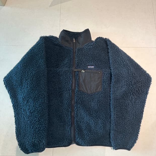 빈티지 파타고니아 딥파일 네이비블루 xxl