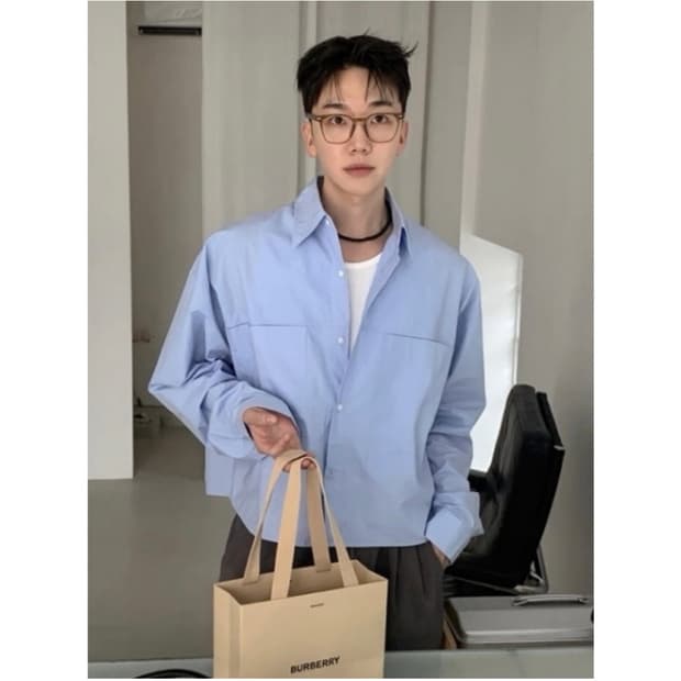 (보세) 크롭셔츠 소라