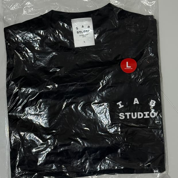 아이앱 반팔 블랙 L