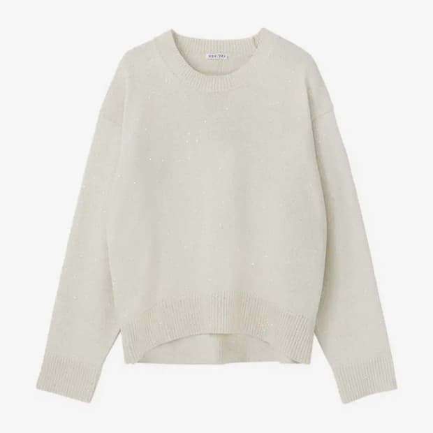 [새상품] 25SS 렉토 홀리데이 시퀀스 오버사이즈 스웨터 니트 크림