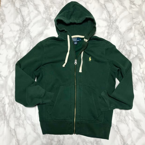 폴로 랄프로렌 후드 자켓 집업 딥그린