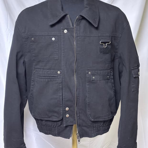 엘무드 워크 치노 블루종자켓