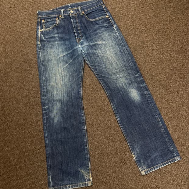 32)리바이스 501 빈티지 워싱 데님팬츠