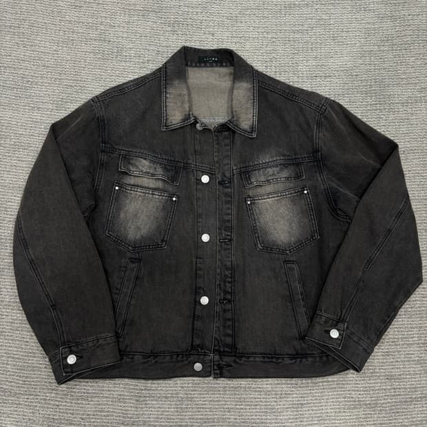알리스 데님 트러커 자켓 빈티지 브라운L