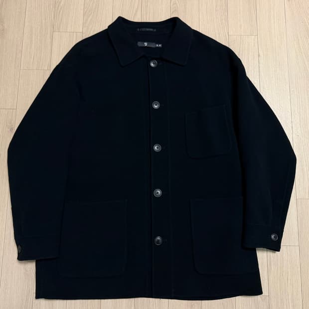 유니클로x질샌더(+J) 오버사이즈 워크자켓 L 블랙