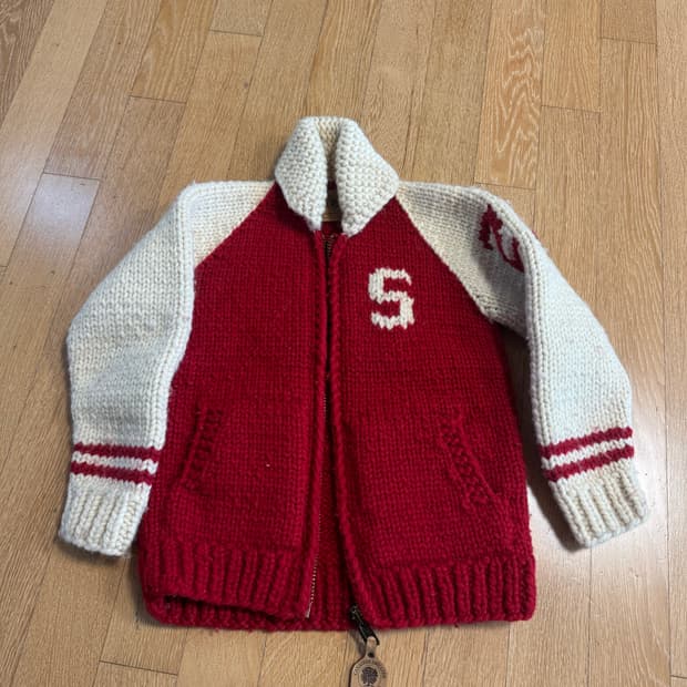 빈티지 핸드메이드니트