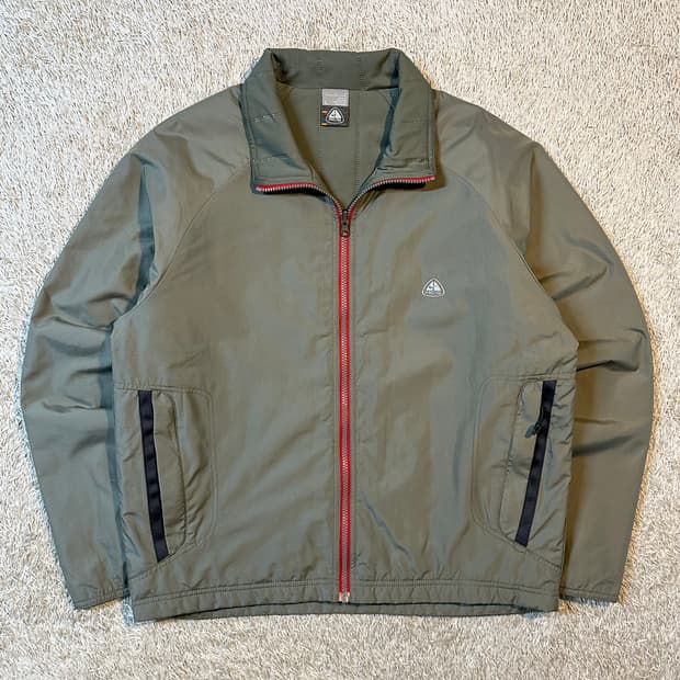 희귀) 00's 나이키 ACG 올드스쿨 경량 점퍼 자켓 그레이