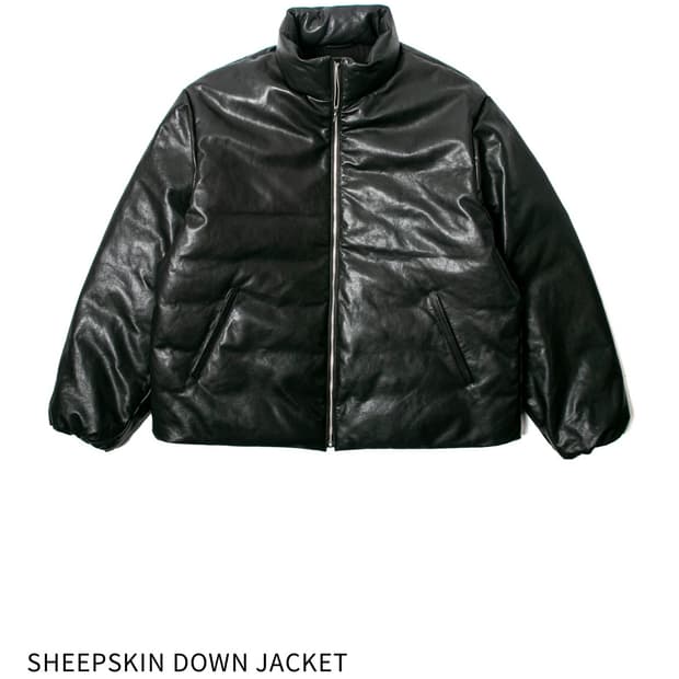 틸레이트 다운자켓 램스킨