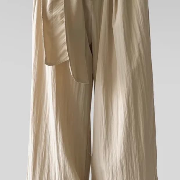 오아시스 타이 랩 와이드 롱팬츠