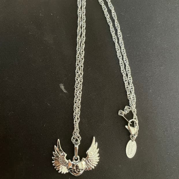 비비안웨스트우드 angle wing 목걸이 실버