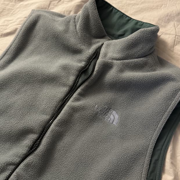 빈티지 노스페이스 리버시블 플리스 베스트