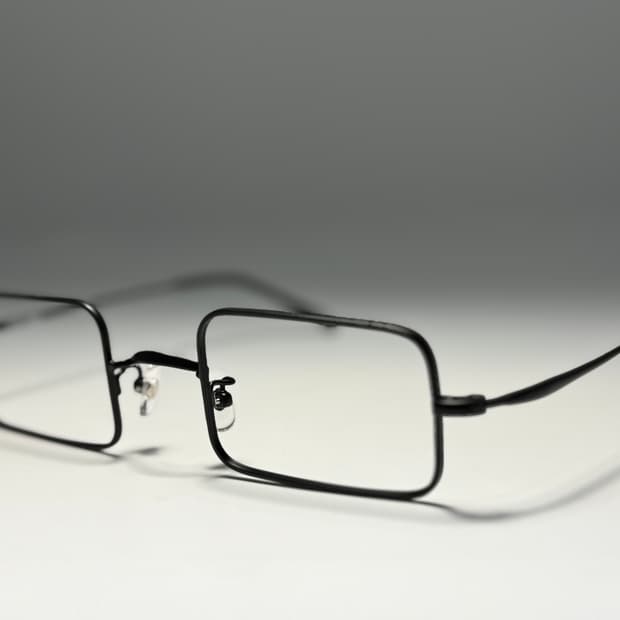 EFFECTOR 이펙터 새들 스퀘어 매트블랙 티타늄 일본제 안경 0104