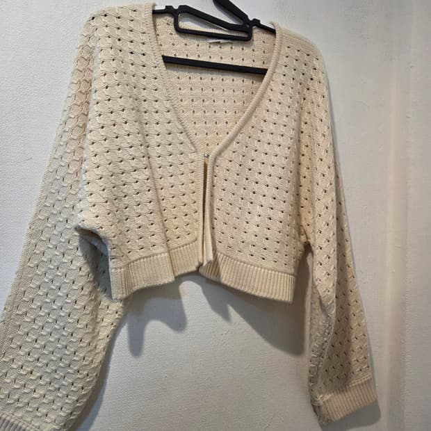 써스데이 아일랜드 니트 가디건 