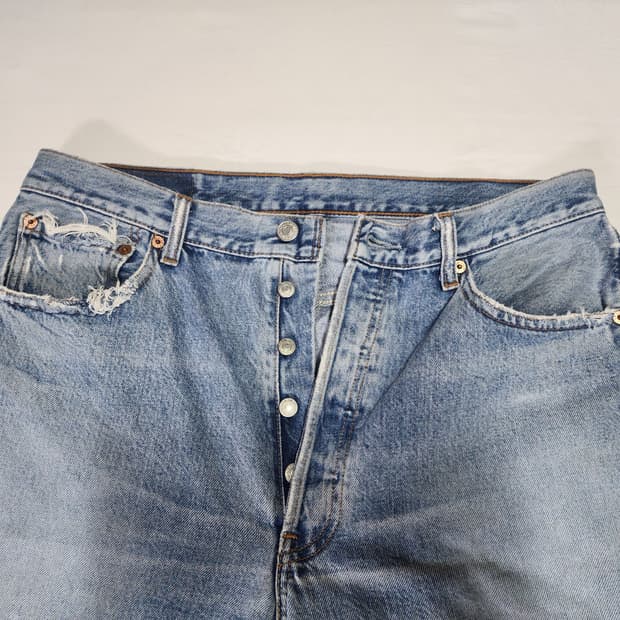 리바이스 501 빈티지 데님 팬츠 W34L34 MADE IN KOREA