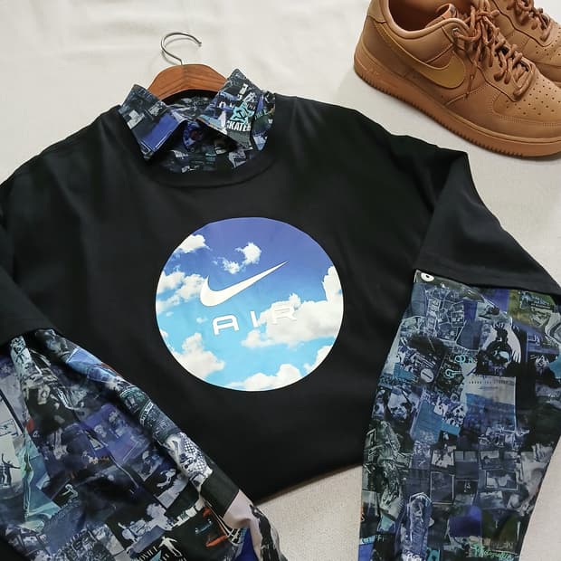 NIKE 나이키 반팔티 프린팅 이쁨