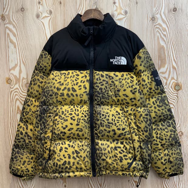 노스페이스 화이트라벨 노벨티 눕시 패딩 레오파드