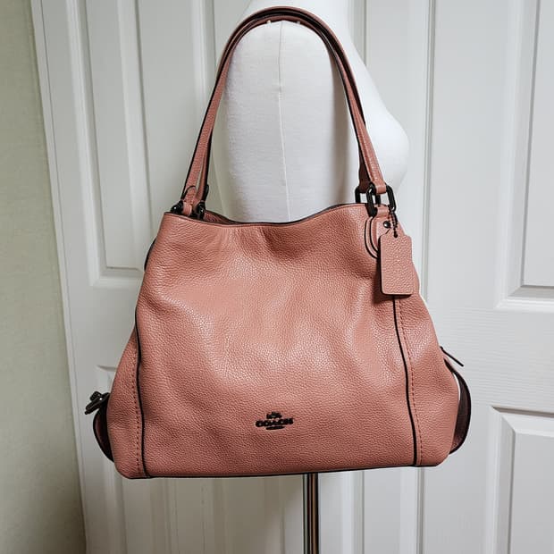 상태굿) 코치 핑크 호보,숄더백